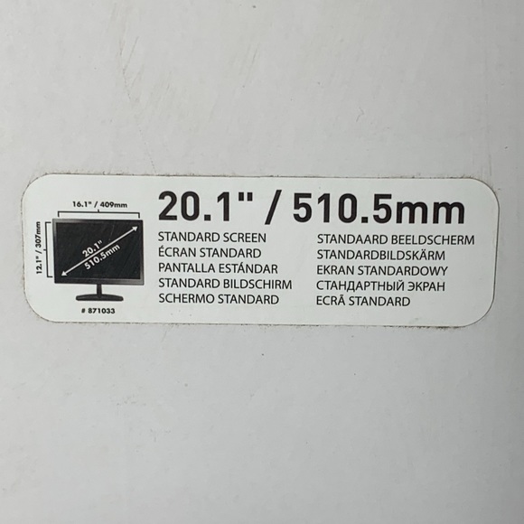 Fellows PrivaScreen laptop/monitor blackout Privacy Filter 20.1” / 510.5mm - Picture 6 of 15